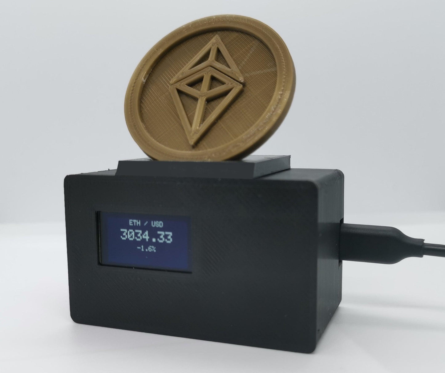 Ethereum Price Ticker Display ETH