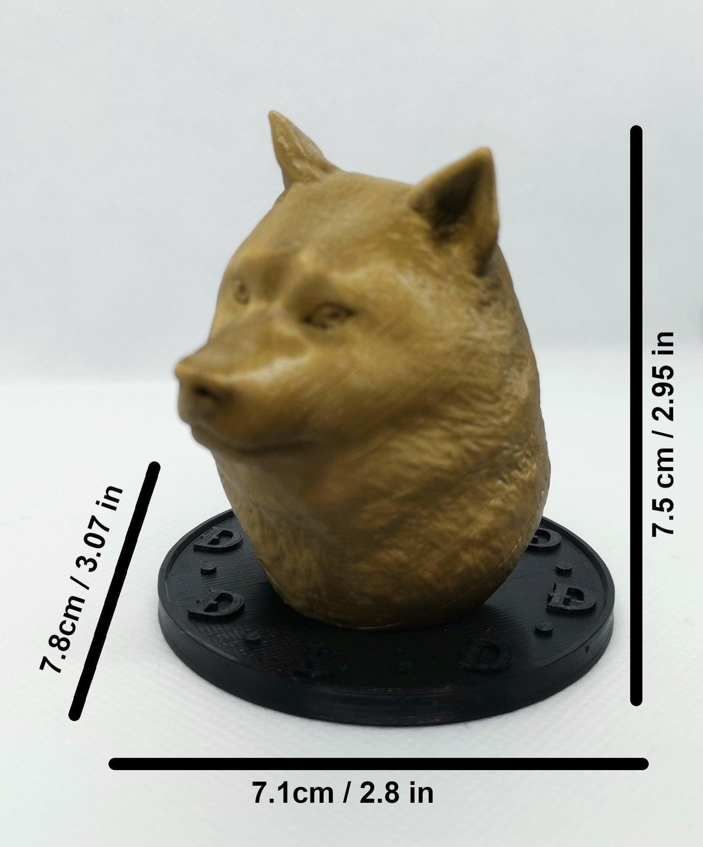 DOGE Dogecoin Physical Crypto Figure