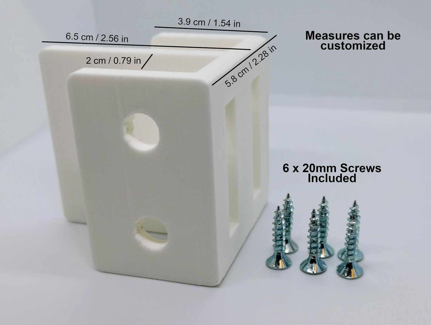 Double Laptop Holder Mount for Desk Dimensions and Screws