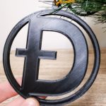 Cryptocurrency Xmas Ornaments Doge Black