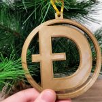 Cryptocurrency Xmas Ornaments Doge Gold
