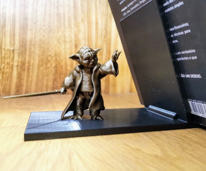 Yoda Bookend Decorative Front Book Holder