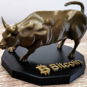 Bitcoin Crypto Bull Black